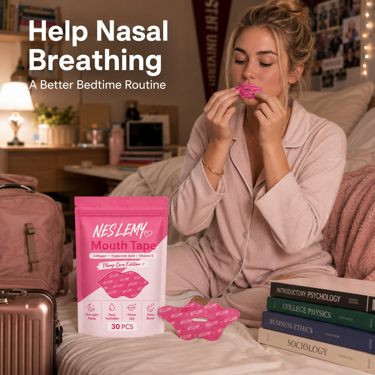 Back‑to‑School Dorm Must‑Have | NESLEMY Sleep Mouth Strips😴