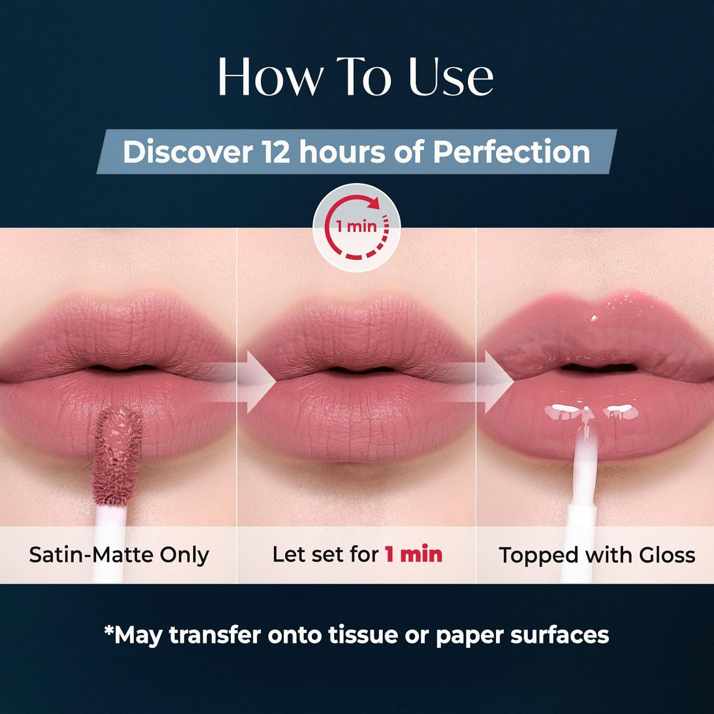 Fularvest Perfect Twin Lip — Dual-Ended Liquid Lipstick with Velvet Matte Color and Glossy Shine