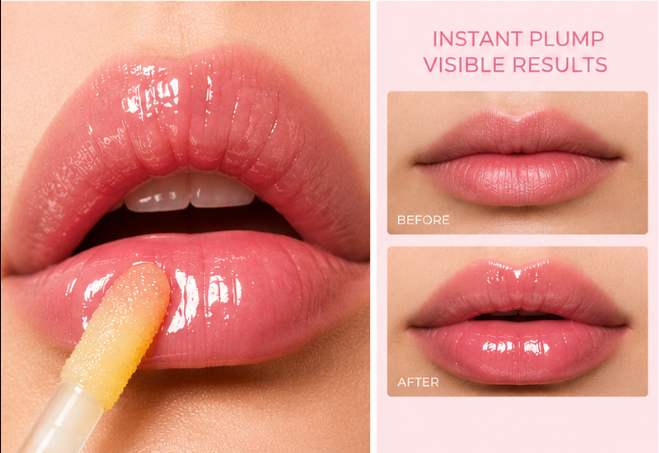 Fularvest™ Spicy Lip Plumper — Fuller-Looking Lip Plumper Gloss