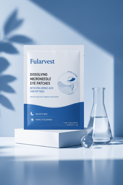 Dissolving Microneedle Eye Patches