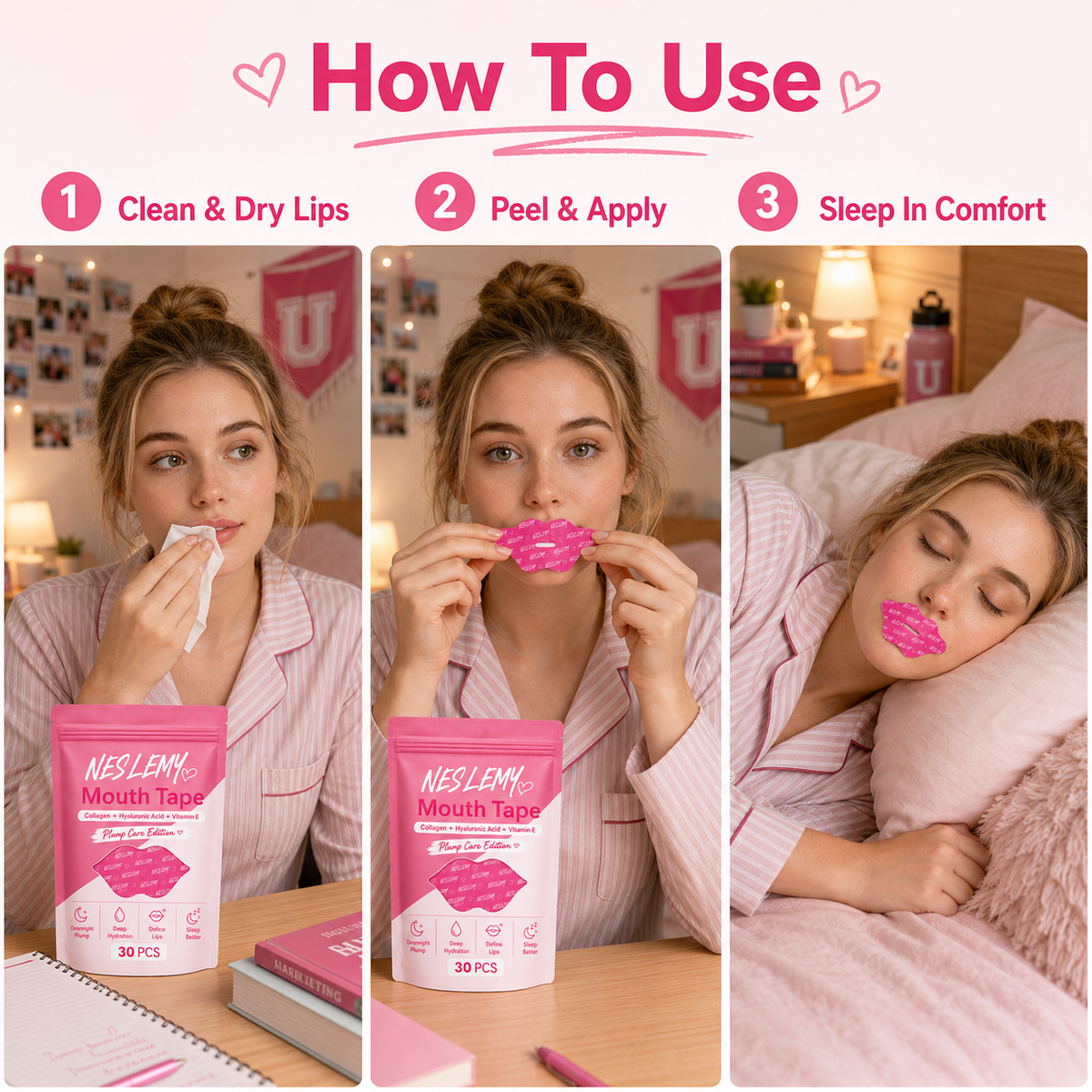 Back‑to‑School Dorm Must‑Have | NESLEMY Sleep Mouth Strips😴