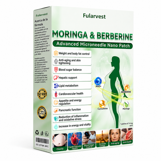 Advanced nano microneedle technology infused with Moringa, Berberine & NAD+ to support smoother, healthier-looking skin — delivered fresh every month.