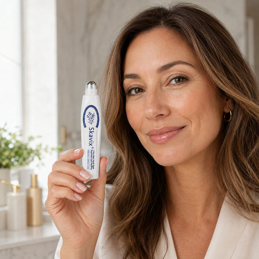 Skavix®👩‍⚕️ 𝟕-𝐃𝒂𝘆 𝐒𝗸𝐢𝐧 𝐓𝒂𝗴 & 𝐒𝐩𝙤𝐭 𝐄𝐫𝒂𝐬𝙚𝐫 Painless & Scar-Free Advanced Imperfection Removal Rollerball Pen