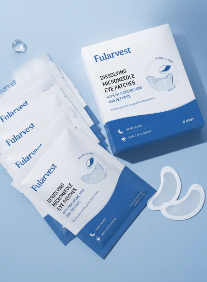 Dissolving Microneedle Eye Patches